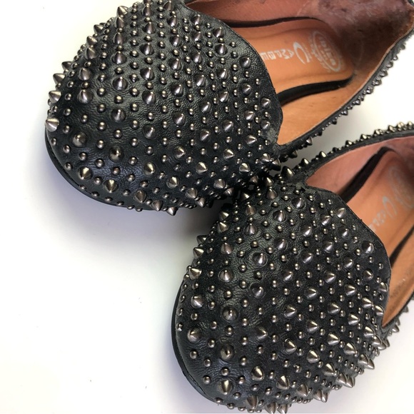 ** SOLD ** Jeffrey Campbell Martini Studded Loafers - Picture 13 of 15